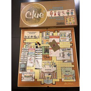 Vintage 1963 CLUE Parker Brothers Board Game Complete